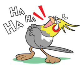 Funny Cockatiel_Normal Color sticker #6938220