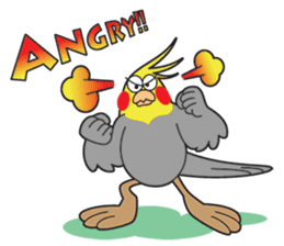 Funny Cockatiel_Normal Color sticker #6938221