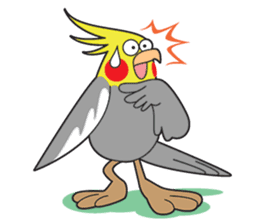 Funny Cockatiel_Normal Color sticker #6938222