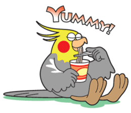 Funny Cockatiel_Normal Color sticker #6938223