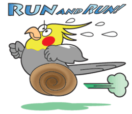 Funny Cockatiel_Normal Color sticker #6938224