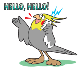 Funny Cockatiel_Normal Color sticker #6938227