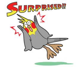 Funny Cockatiel_Normal Color sticker #6938228