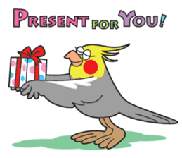Funny Cockatiel_Normal Color sticker #6938230