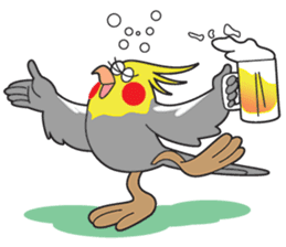 Funny Cockatiel_Normal Color sticker #6938231
