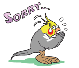 Funny Cockatiel_Normal Color sticker #6938232