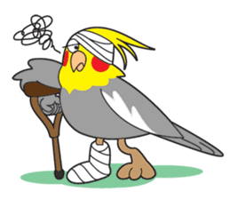 Funny Cockatiel_Normal Color sticker #6938237