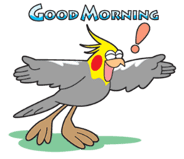 Funny Cockatiel_Normal Color sticker #6938238