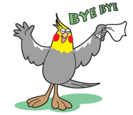 Funny Cockatiel_Normal Color sticker #6938239
