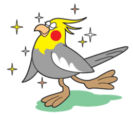 Funny Cockatiel_Normal Color sticker #6938241