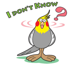 Funny Cockatiel_Normal Color sticker #6938243