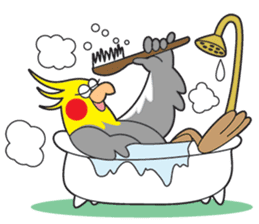 Funny Cockatiel_Normal Color sticker #6938247