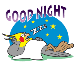Funny Cockatiel_Normal Color sticker #6938250