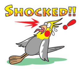 Funny Cockatiel_Normal Color sticker #6938251