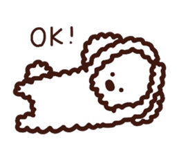 Toypoodle loafs around at home sticker #6938537
