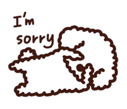 Toypoodle loafs around at home sticker #6938538