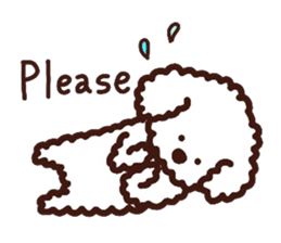 Toypoodle loafs around at home sticker #6938543
