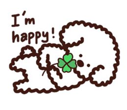 Toypoodle loafs around at home sticker #6938544