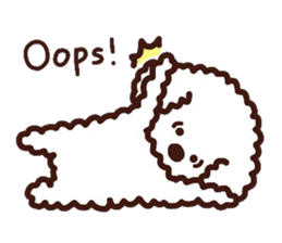Toypoodle loafs around at home sticker #6938549