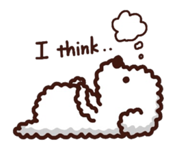 Toypoodle loafs around at home sticker #6938552