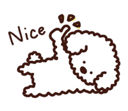 Toypoodle loafs around at home sticker #6938553