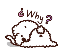 Toypoodle loafs around at home sticker #6938556