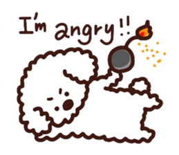 Toypoodle loafs around at home sticker #6938557