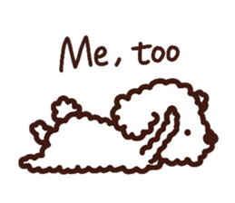 Toypoodle loafs around at home sticker #6938561