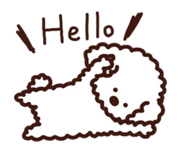 Toypoodle loafs around at home sticker #6938566