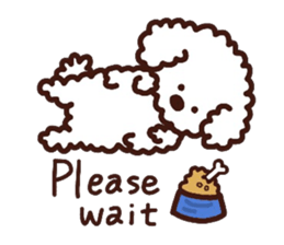 Toypoodle loafs around at home sticker #6938570