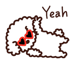 Toypoodle loafs around at home sticker #6938571