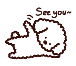 Toypoodle loafs around at home sticker #6938574