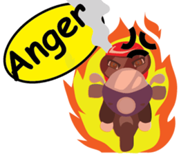 Rider motorcycle cartoon V.2 sticker #6939044