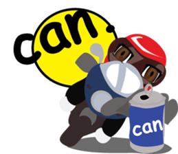 Rider motorcycle cartoon V.2 sticker #6939046