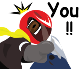 Rider motorcycle cartoon V.2 sticker #6939052