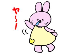 Kitakyushu valve nose sauce rabbit sticker #6939536