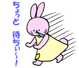 Kitakyushu valve nose sauce rabbit sticker #6939541