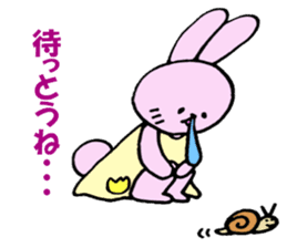 Kitakyushu valve nose sauce rabbit sticker #6939542