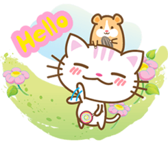 Meow and Ham sticker #6940016