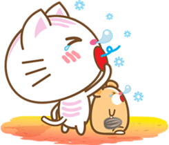 Meow and Ham sticker #6940034
