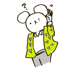 Bear's  clothes sticker #6941032