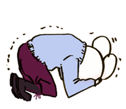 Bear's  clothes sticker #6941039