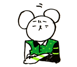 Bear's  clothes sticker #6941051