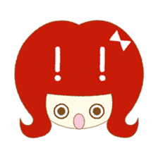 In the girl's mind sticker #6941062