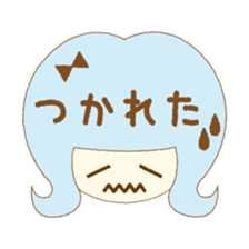 In the girl's mind sticker #6941068