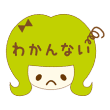 In the girl's mind sticker #6941070