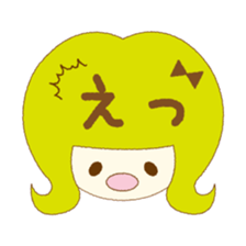 In the girl's mind sticker #6941084