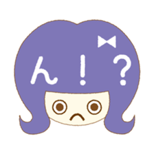 In the girl's mind sticker #6941087