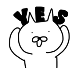 No tail loose white cat the fourth. sticker #6941858