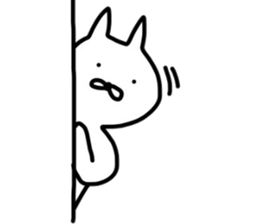 No tail loose white cat the fourth. sticker #6941874